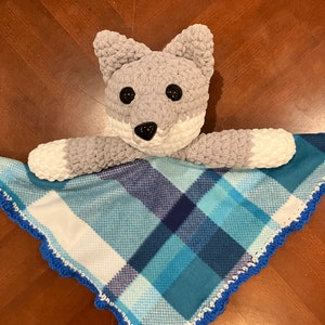 Havoc the Wolf Lovie Crochet Pattern