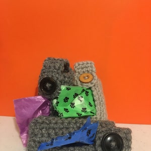 DIY Crochet Dog Waste Bag Holders, Crochet Pattern