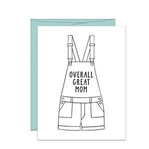 Insgesamt Große Mama | Muttertagskarte | Letterpress Karte | Karte für tolle Mama | Punny Muttertagskarte