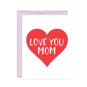 Te amo mãe | Cartão para mamãe | Cartão de Dia das Mães de Crianças | Cartão de dia das mães do marido | Cartão de amor para mamãe