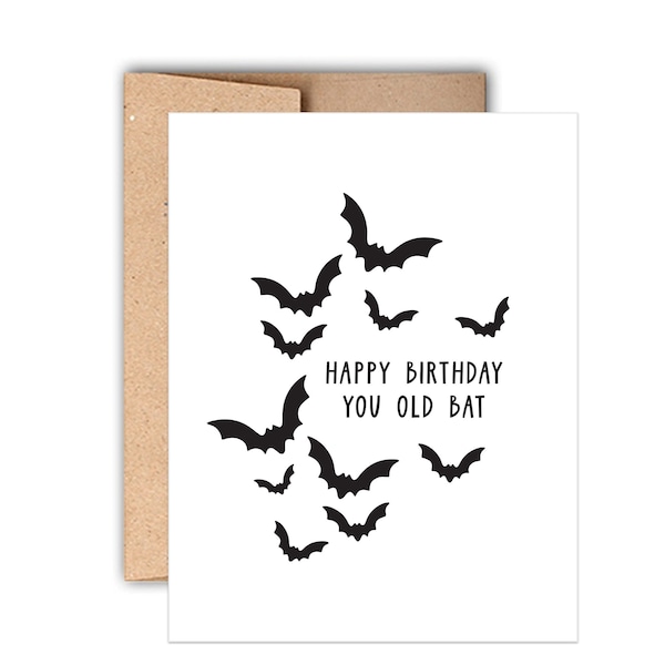 Old Bat Birthday Etsy