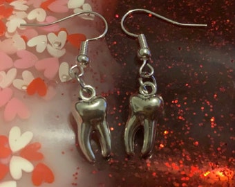 Tooth earrings