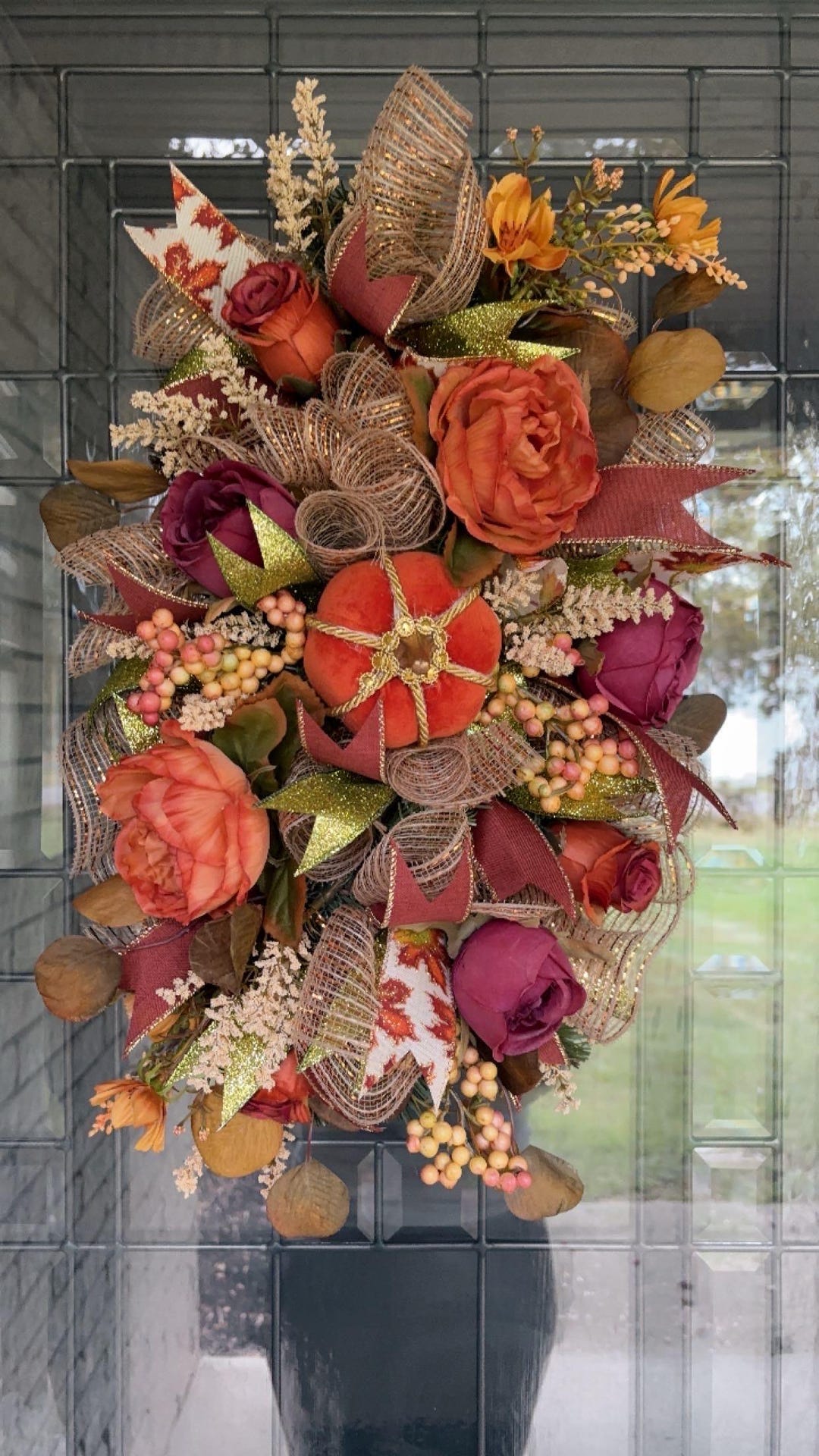 Mini Fall Autumn Pumpkin Swag - Etsy