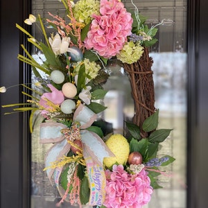 Floral Easter Wreath