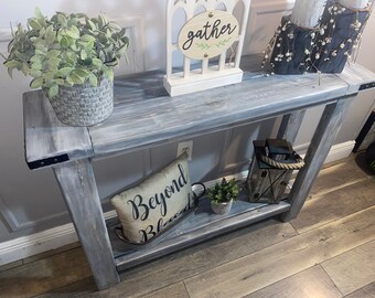 Do you suppose driftwood console table looks great? driftwood console etsy