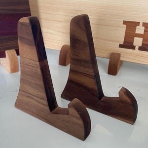 Wood Cutting Board Stand – Handmade Set of Two, Small or Large Sizes