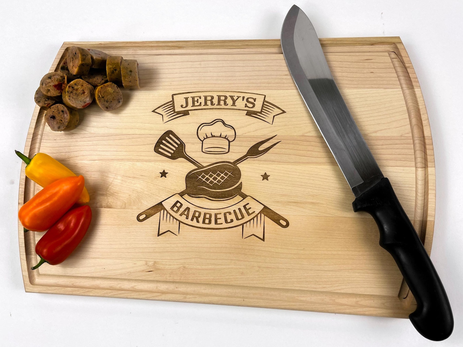 Custom Barbecue Cutting Board Personalized BBBQ Board Etsy