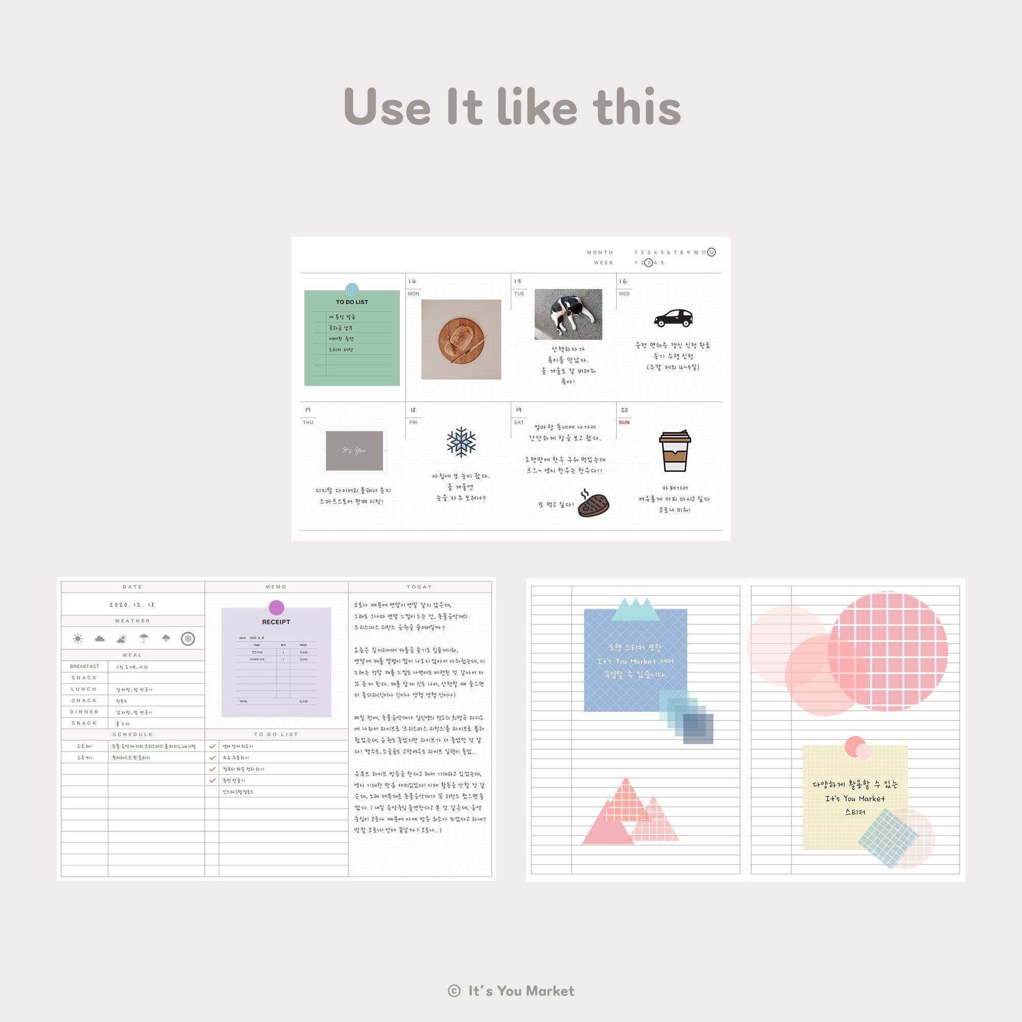 Digital Planner Stickerssticky Notes, Shape Sticker for Goodnotes ...