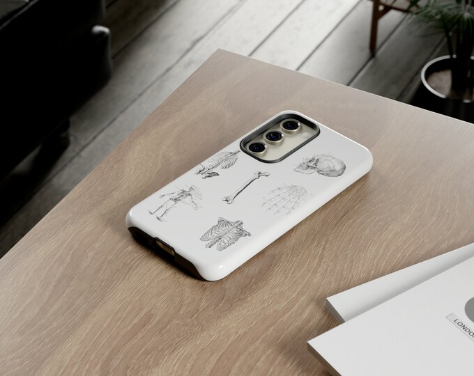 Human Skeleton Anatomy Phone Case, Rad Tech Gift, Radiology, X-Ray, Medical Student Gift, Anatomy Gift