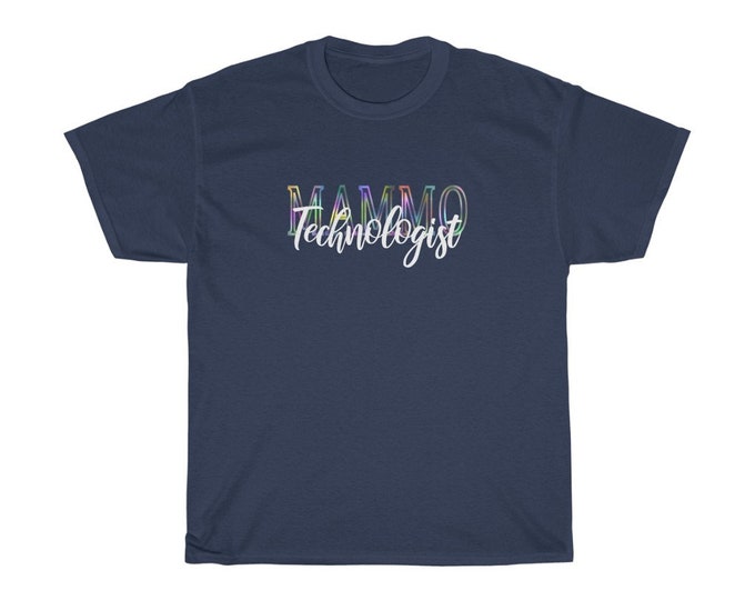 Mammography Technologist Rainbow T-shirt
