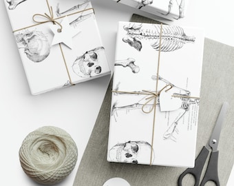 Human Skeleton Anatomy Wrapping Paper, Rad Tech Gifts, X-Ray Tech, Radiology Life, Doctor Gift