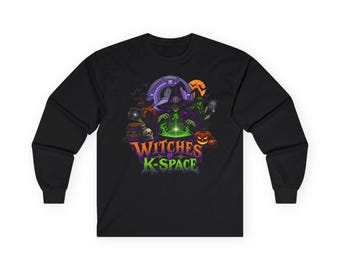 Witches of K-Space Long Sleeve Shirt – MRI Tech Halloween Tee, Radiology Witch Shirt