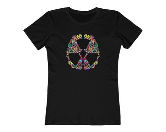 Radiation Symbol Colorful Brain T-shirt