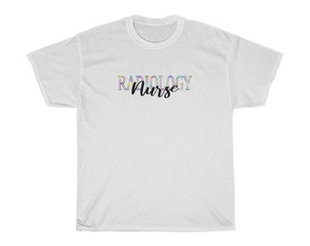 Radiology Nurse Rainbow T-shirt