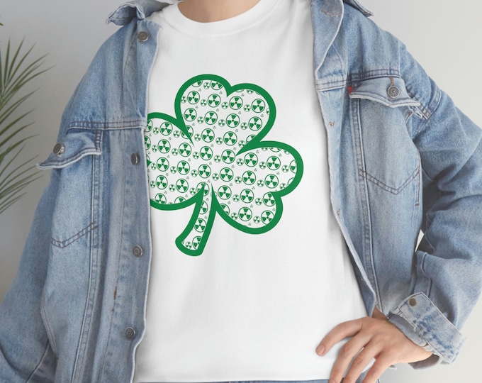 St. Patrick's Day Radiation Symbol Shamrock T-shirt