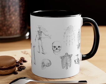 Human Skeleton Anatomy Coffee Mug 11oz