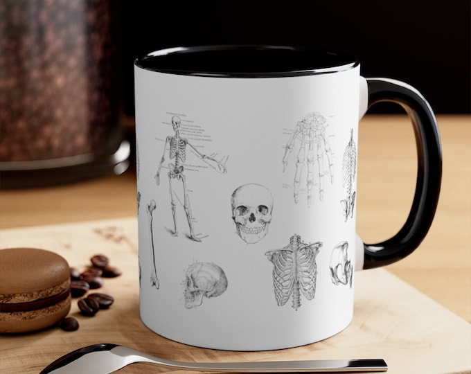 Human Skeleton Anatomy Coffee Mug 11oz