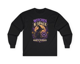 Witches of K-Space Long Sleeve Shirt – MRI Tech Halloween Tee, Radiology Witch Shirt