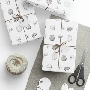 Neuroscience Inspired Wrapping Paper, Rad Tech Gifts, X-Ray Tech, Radiology Life, Doctor Gift