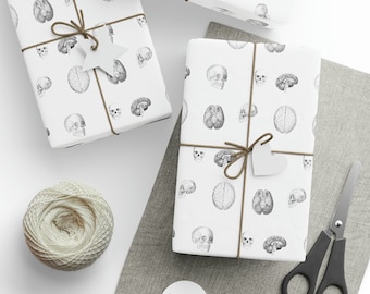 Neuroscience Inspired Wrapping Paper, Rad Tech Gifts, X-Ray Tech, Radiology Life, Doctor Gift