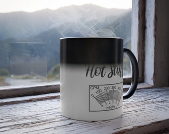 Geiger Counter "Hot Stuff" Color Changing Coffee Mug