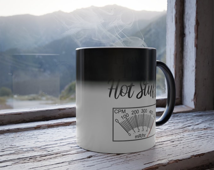 Geiger Counter "Hot Stuff" Color Changing Coffee Mug