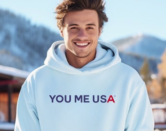 USA Hoodie, American Flag Shirt, Patriotic America Sweatshirt, 4th of July Sweater
