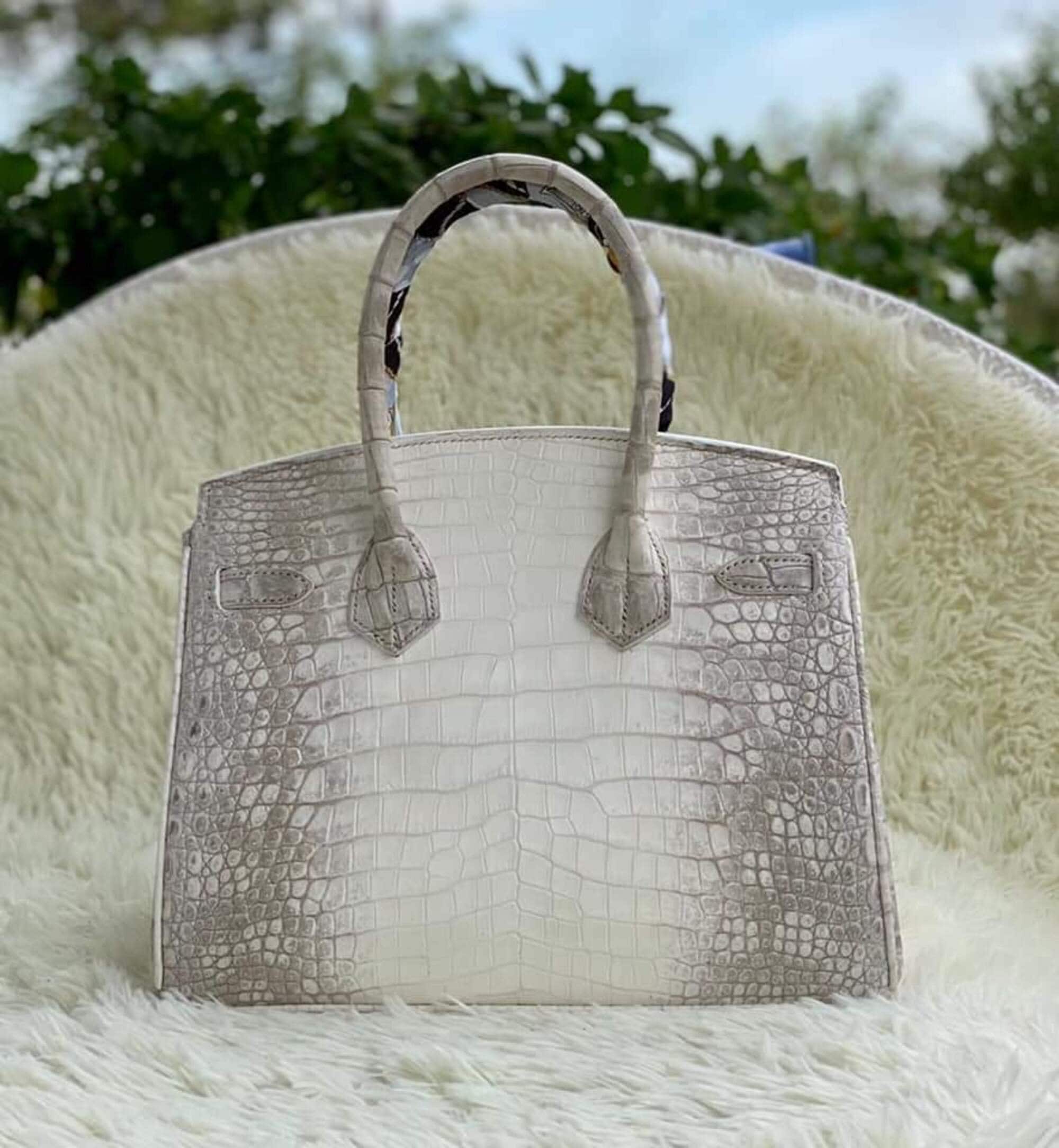 White alligator Skin Bag Handmade Bags Original Leather | Etsy