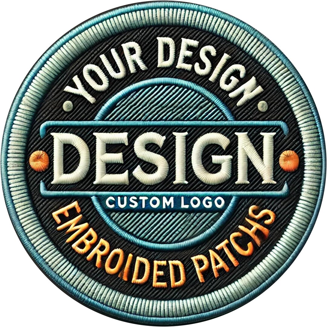 Custom Logo Iron-on Embroidered Patch, Personalized Logo Sew-on Patch ...