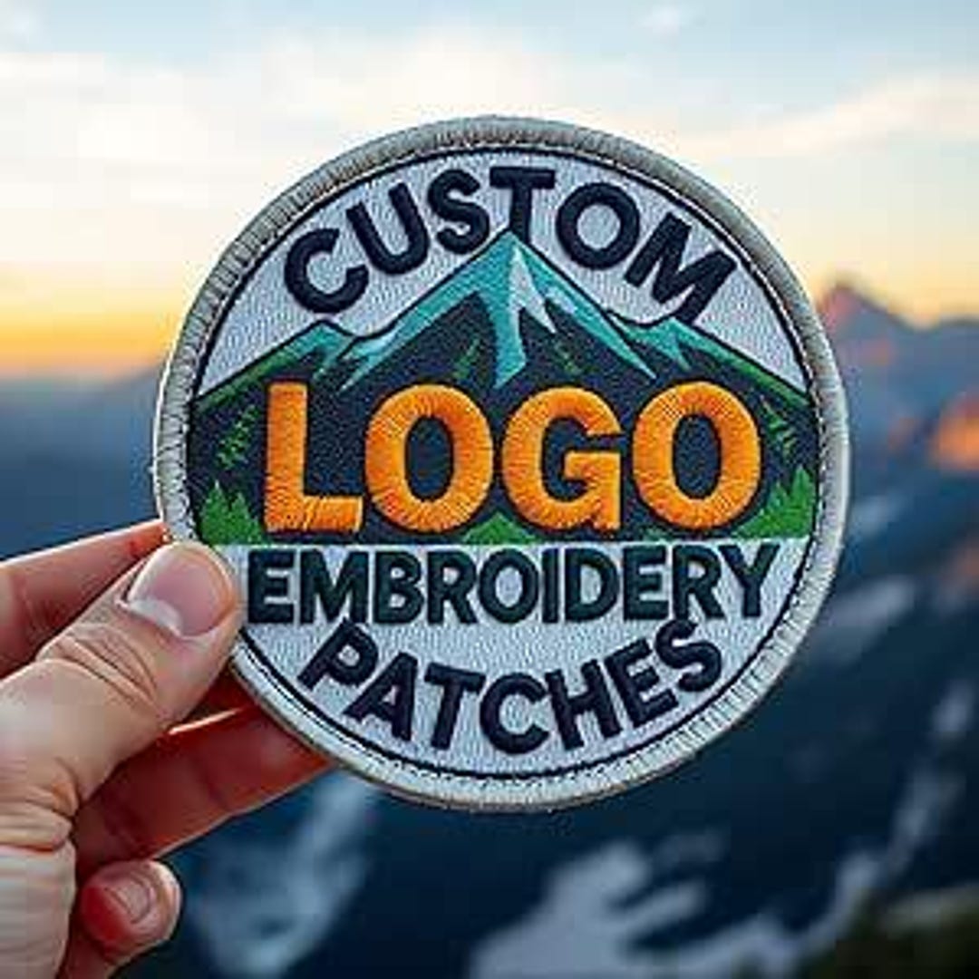 Custom Logo Iron-on Embroidered Patch, Personalized Logo Sew-on Patch ...