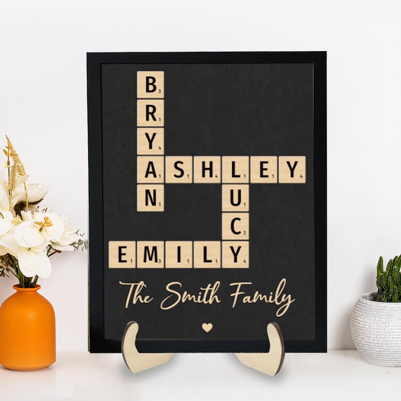 Crossword Art - Etsy