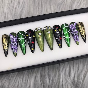 Luxury Nails | Fake Nails | False nails | Glue On Nails | Press On Nails | Coffin Nails | Long Fake Nails -