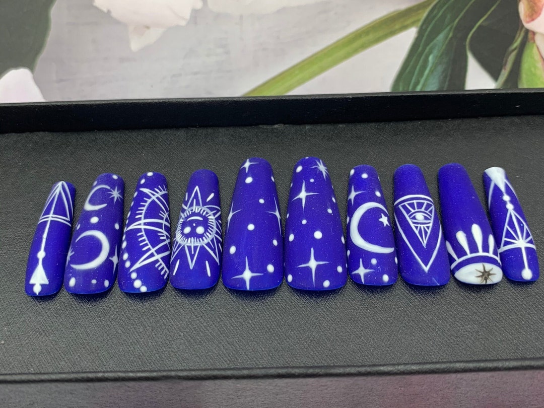 Zodiac Nails-fake Nails Glue on Nails Press on Nails - Etsy