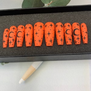 Starstruck press on nails | Fake Nails | Glue On Nails | Coffin Nails | Long Fake Nails | Luxury Nails A91