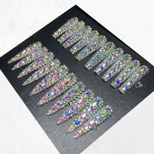 Swarovski Covered luxury on nails - A212