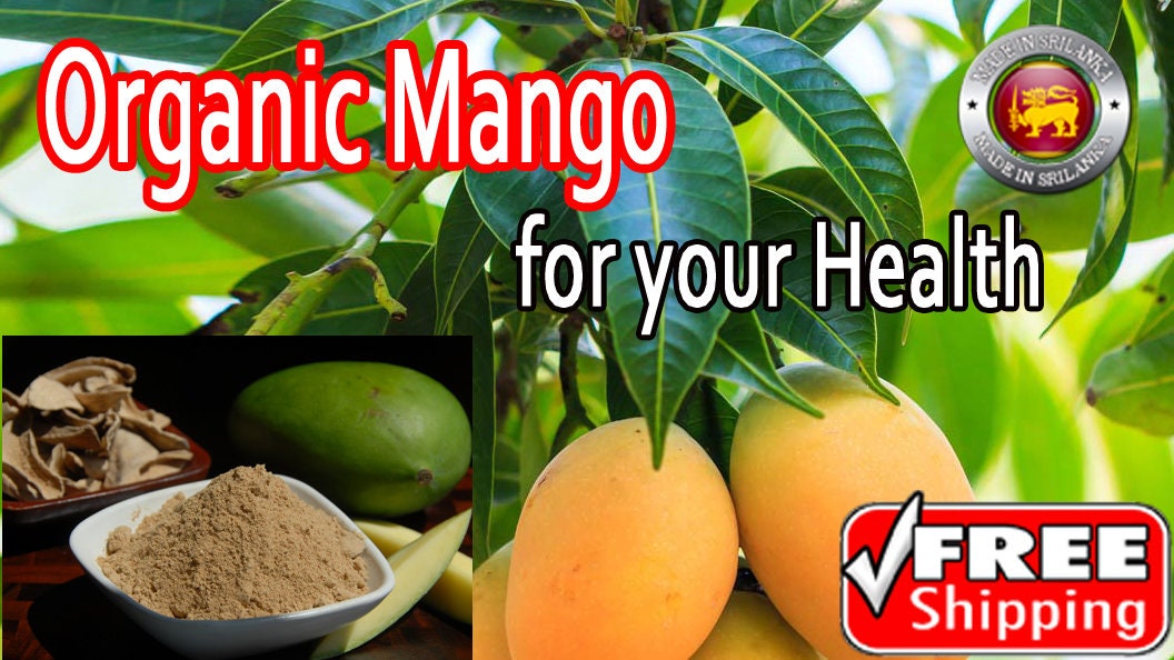Ceylon Dried mango leaves & Powder Organic mango leaves Etsy