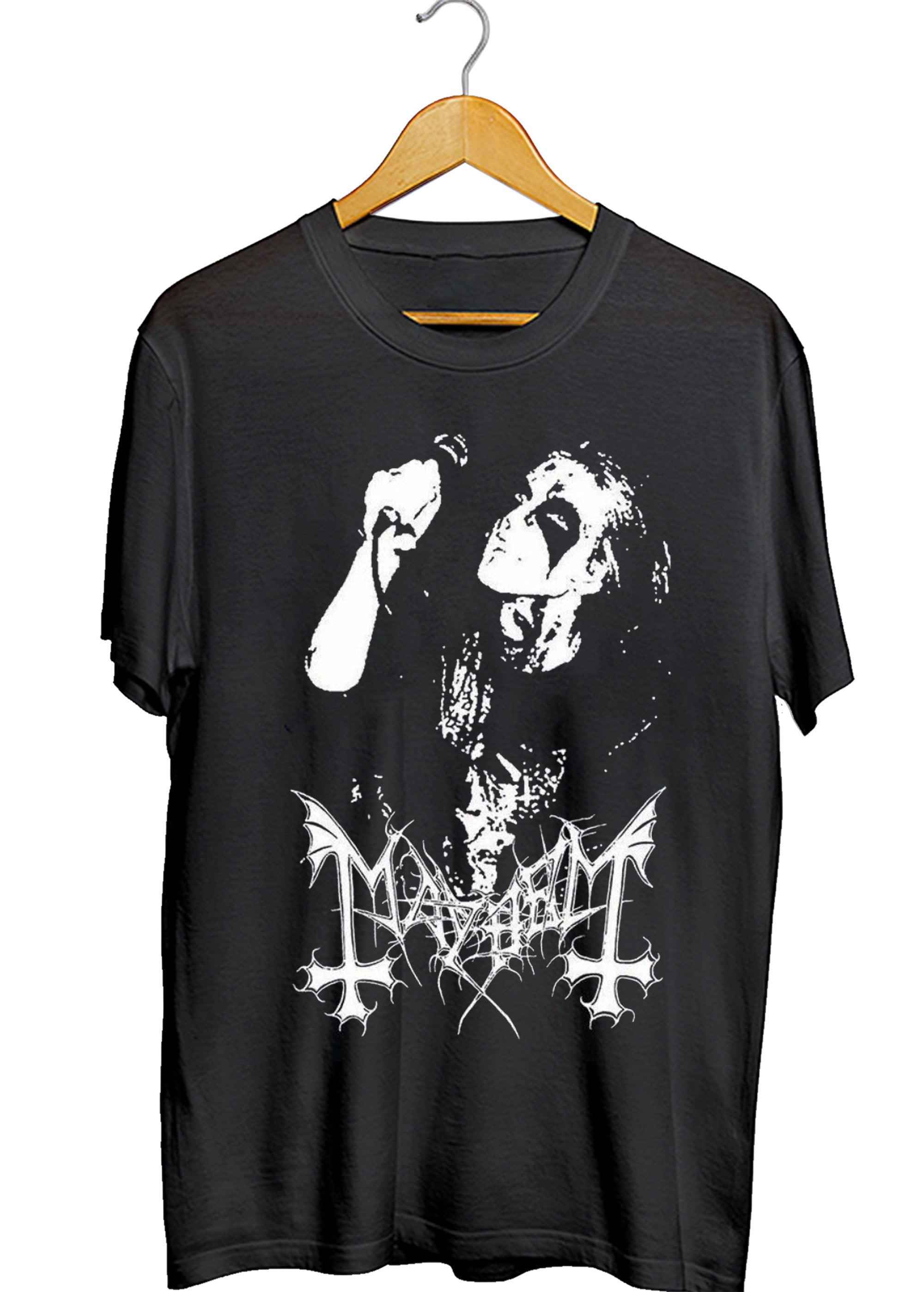 MAYHEM Dead TShirt norweger black metal Mayhem Logo Shirt Etsy