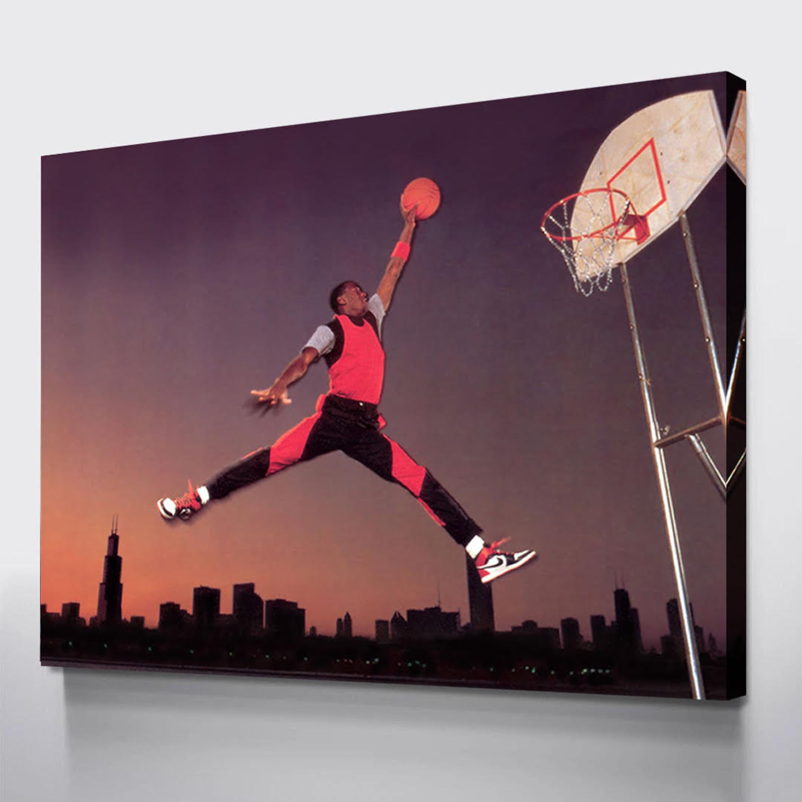 Michael Jordan 23 'Jumpman' Motivation Canvas Wall Art Etsy