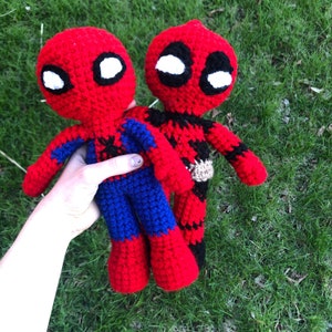 Jouet en peluche Iron Man, Hulk ou Spider-Man au crochet Amigurumi -   Canada