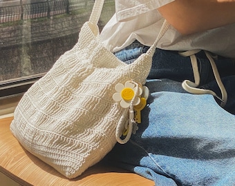 DIY Crochet Cotton String Net Bag Pattern – Easy Fashion (PDF Pattern)