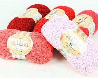 All-in (70g): Crochet, Knitting and More, blanket yarn perfect for bags, hats, rugs and pet cushions, High Quality, 27 Colors