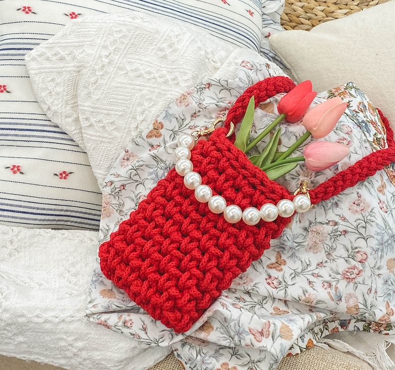 DIY Crochet Cell Phone Bag Pattern – Jemilli Mellow Mini Crossbody (PDF Pattern) image 8