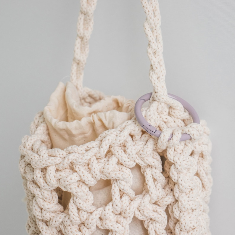 DIY crochet bag pattern Jemilli Merci bag, simple and easy crochet bag, making a daily everyday bag, beginner level image 10