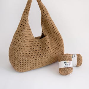 DIY crochet bag pattern - Hanji Soul Big Bag downloadable pattern (video tutorial available)