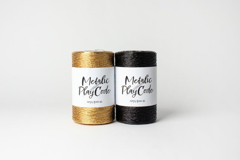 Metallic Play Code Yarns (250g) : Crochet, Knitting and More, Polyester ...