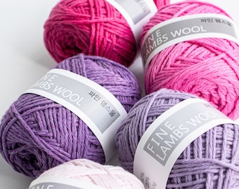 Fine Lambs Wool Yarn: Crochet, Knitting and More, High Quality