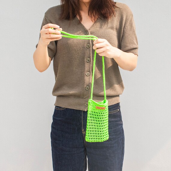 DIY Crochet Bag Pattern Olio Cell Phone Crossbody Bag Cross Mini