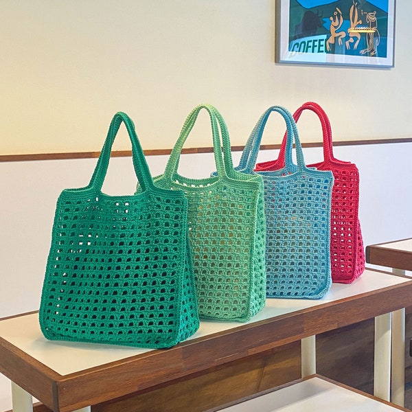 DIY crochet bag pattern - Bongbong Net Bag downloadable pattern