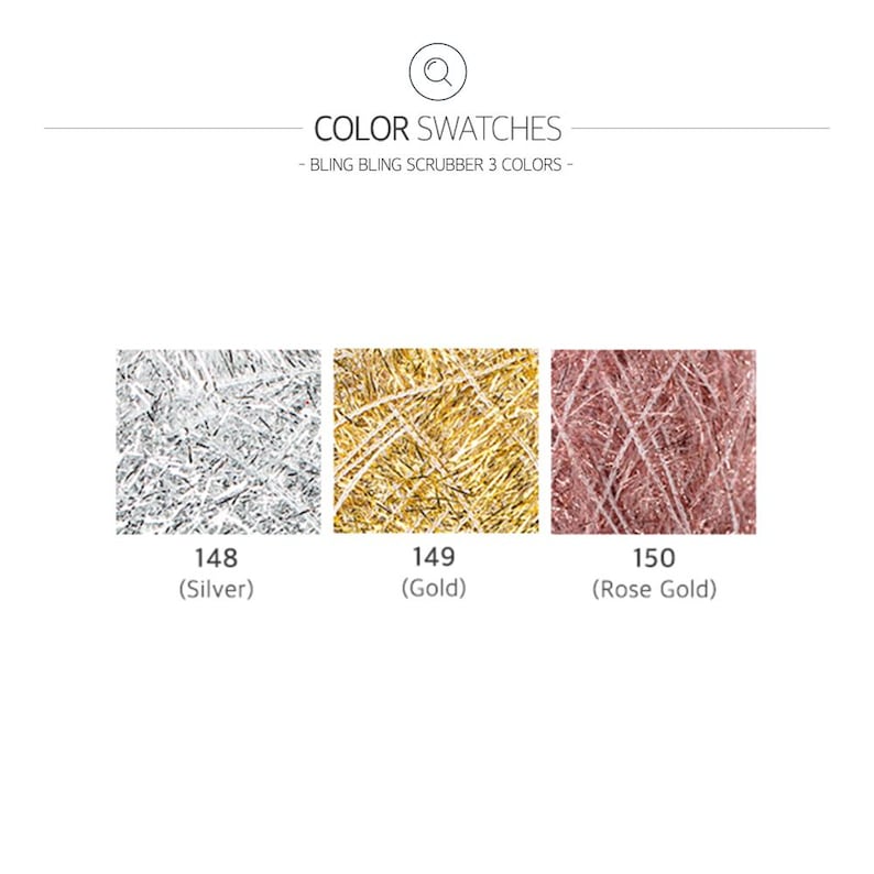 Color [171-216] Scrubber High Luffa Yarn (80g) DIY Yarn for Knitters to ...