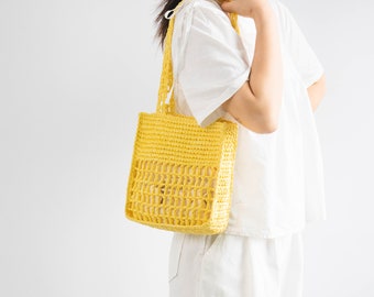 DIY crochet bag pattern - Soi Butter Net Bag, crochet pattern, Crochet bag